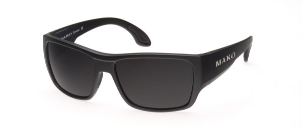 Mako COVERT MATT BLACK Glass Sunglasses Polarised GOHR Warranty Free Shirt